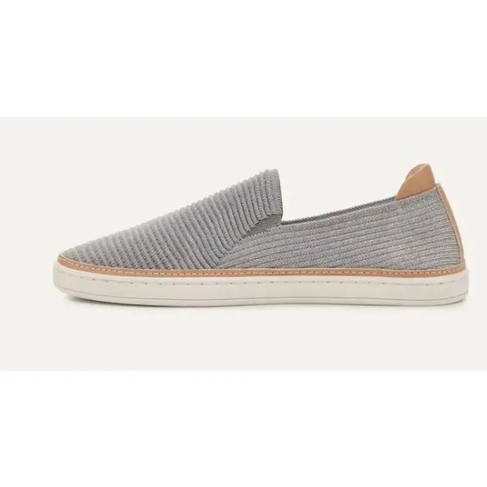 Ugg Sammy grey metallic loafer flats size 9.5